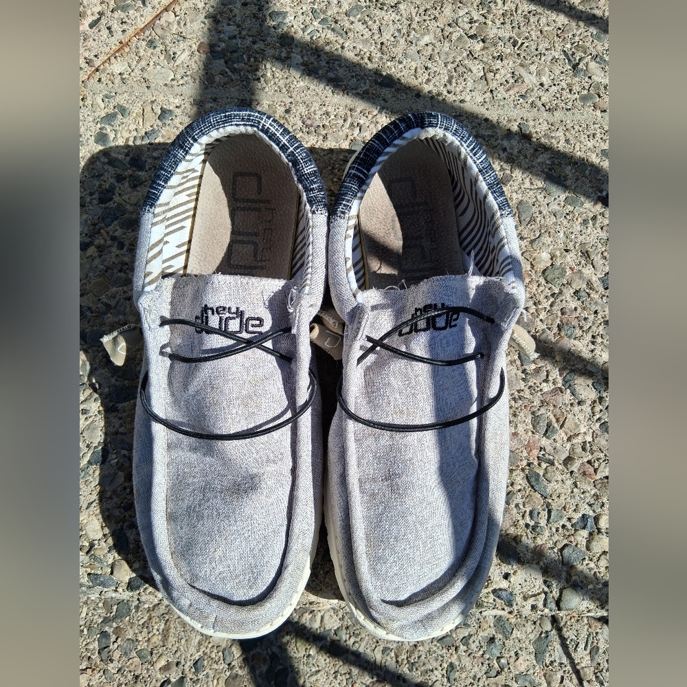 Mens Gray Hey Dudes